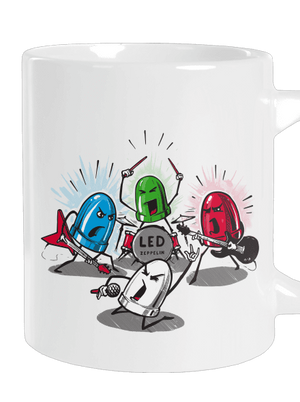 Led Zeppelin velký hrnek White