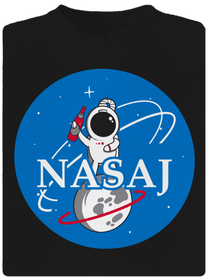 Nasaj pánské sportovní tričko Black