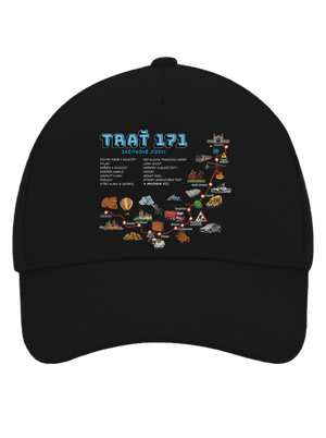 Trať 171 kšiltovka baseballka Black