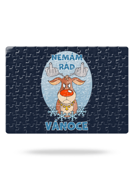 Nemám rád Vánoce puzzle White