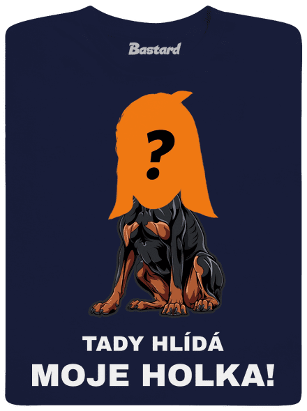 Tady hlídám já pánské tričko Navy