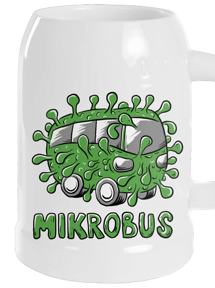 Mikrobus půllitr White
