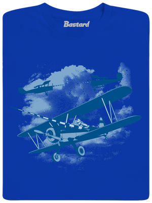 Rytíři nebes pánské dlouhý rukáv Royal Blue