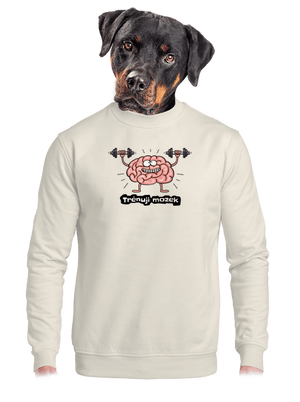 unisex mikina bez kapuce