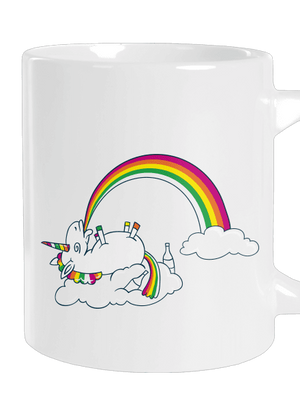 Tajemství duhy velký hrnek White