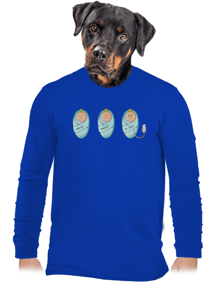 AI baby pánské dlouhý rukáv Royal Blue