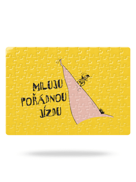 Miluju jízdu puzzle White
