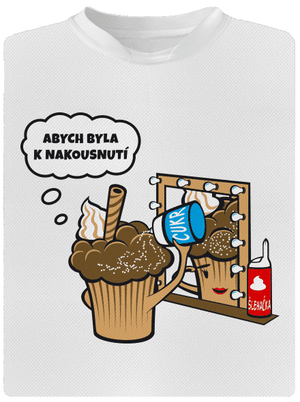 K nakousnutí dětské sportovní tričko White