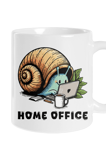 Šnekův home office klasický hrnek White