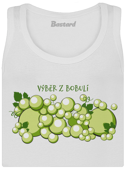 Výběr z bobulí dámské tílko klasické White