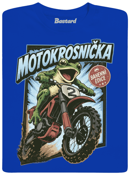Motokrosnička pánské dlouhý rukáv Royal Blue