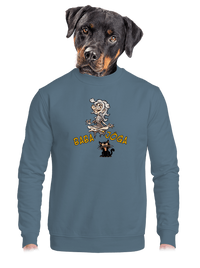 unisex mikina bez kapuce