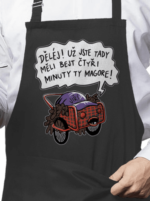 Jiří kára zástěra Dark Grey