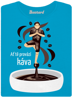 Káva provází dámské tričko Blue Atol