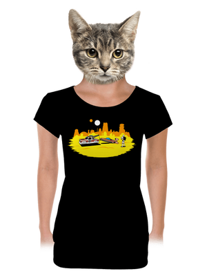 dámské tričko s lemem