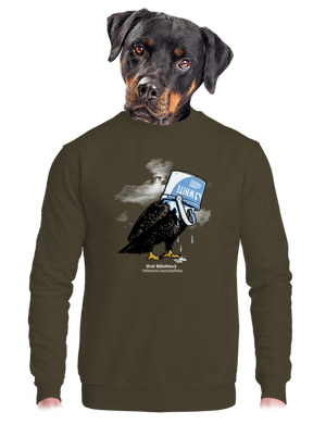 unisex mikina bez kapuce