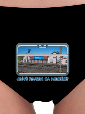 Nejsem na konečné dámské kalhotky Black