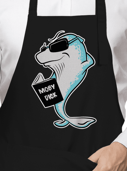 Moby Dick zástěra Black