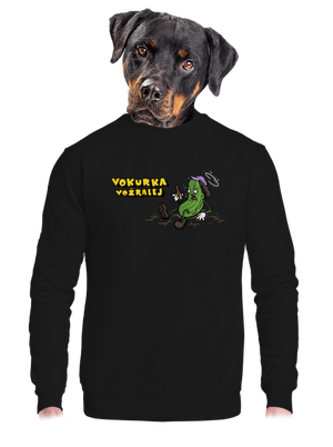 unisex mikina bez kapuce