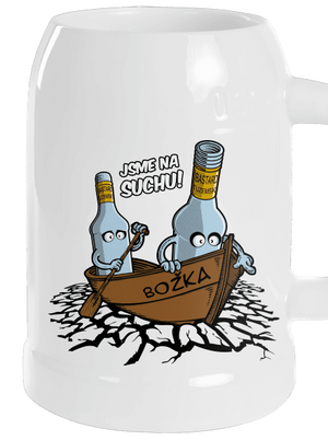Na suchu půllitr White