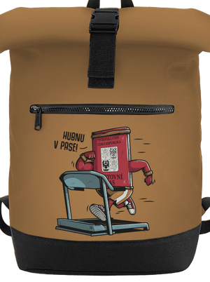 Hubnu v pase batoh Caramel