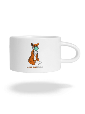 Liška Bystrouška hrnek makronka White
