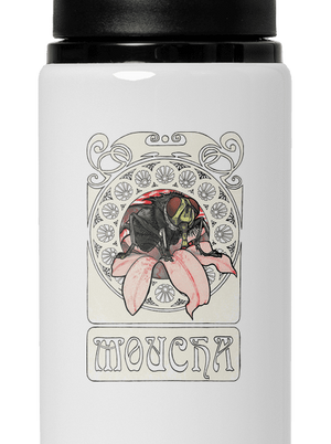 Moucha lahev na vodu White