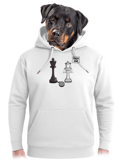 Šach mat unisex mikina premium Snowwhite