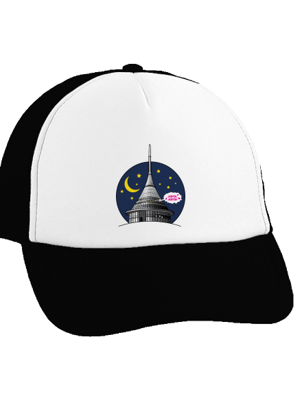 Ještěd kšiltovka truckerka Black cap