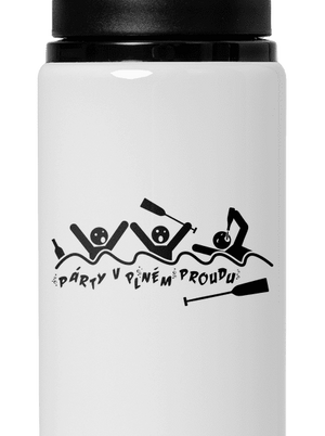 Party v plném proudu lahev na vodu White