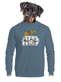 unisex mikina bez kapuce