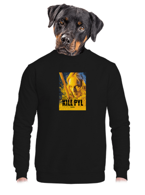 unisex mikina bez kapuce