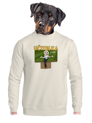 unisex mikina bez kapuce