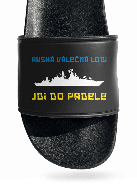 Ukrajina - Loď pantofle Black