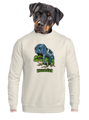 unisex mikina bez kapuce