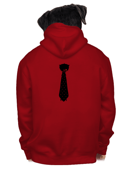 Kravata pánská mikina na zip Red