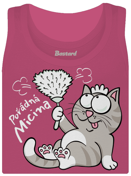 Macek a Micina dámské tílko klasické Magenta