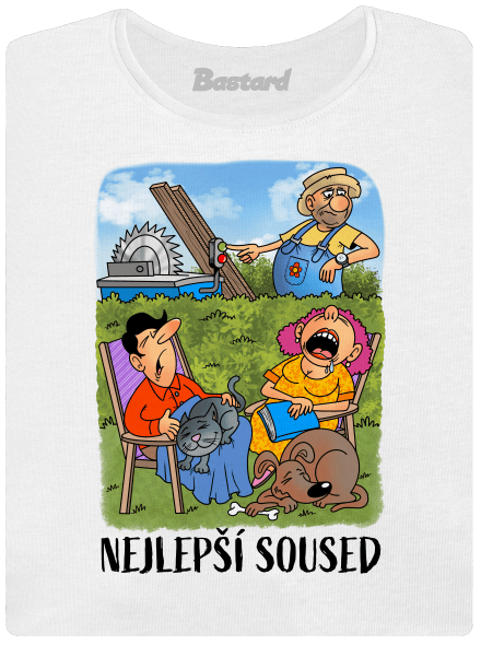 Nejlepší soused dámské tričko premium White