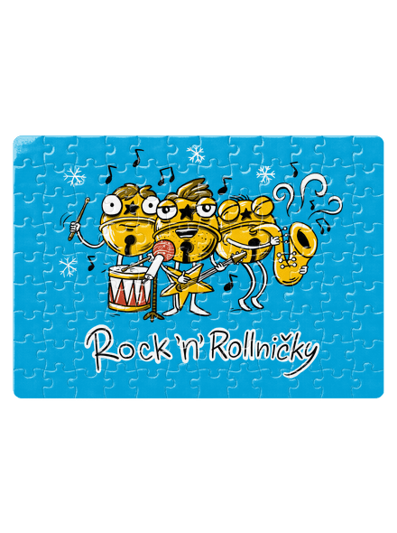 Rock 'n' rollničky puzzle White