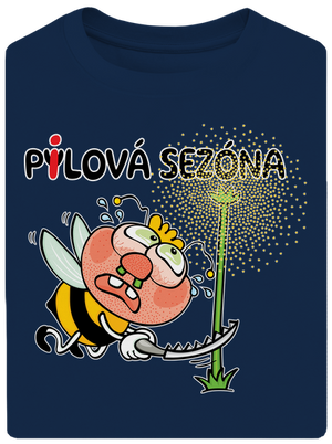 Pylová sezóna unisex tričko oversized Midnight Blue