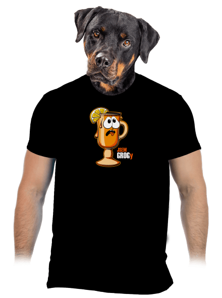 Jsem grogy pánské tričko Black