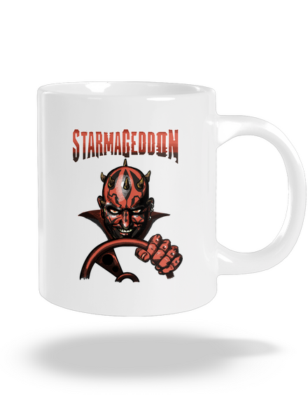 Starmageddon velký hrnek White