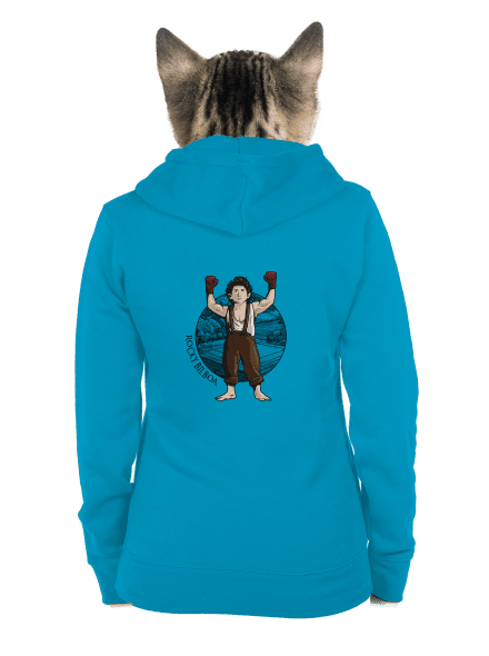 Rocky Bilboa dámská mikina na zip Blue Atol