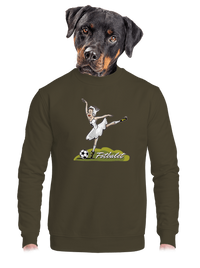 unisex mikina bez kapuce