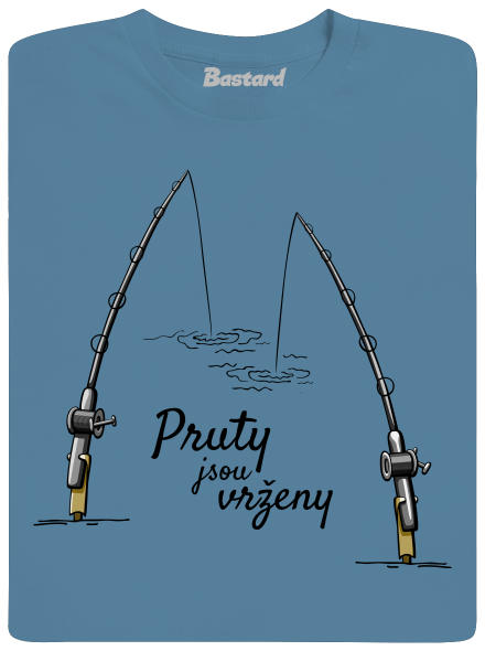 Pruty jsou vrženy pánské tričko Stone Blue