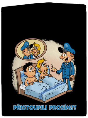 Přistoupili pánská mikina na zip Black