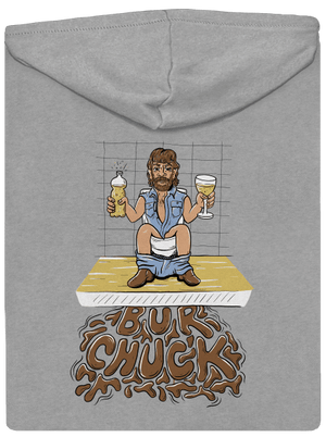 BurChuck pánská mikina na zip Light Melange