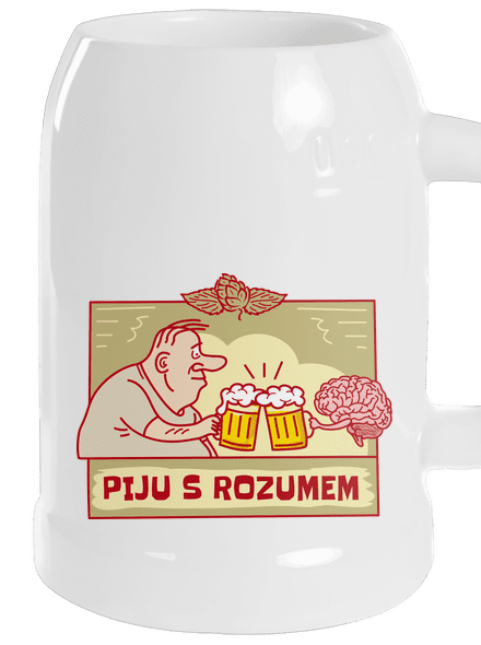 Piju s rozumem půllitr White