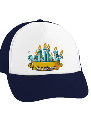 Svíčková kšiltovka truckerka French Navy cap