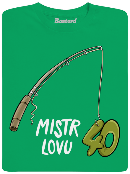 Narozeninový mistr lovu pánské tričko Kelly Green